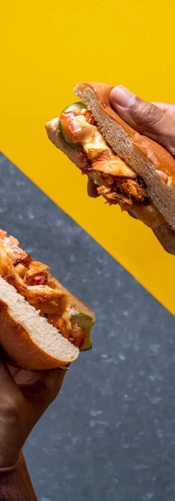 Shawarma sandwich lifestyle photo – My Shawarma Dubai