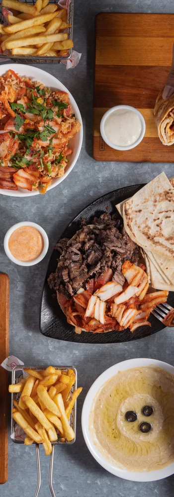 Shawarma platter - My Shawarma Dubai