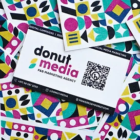 the best social media marketing agency in dubai's business card
