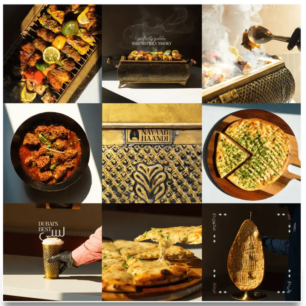 Restaurant social media marketing content for targeted sales funnel