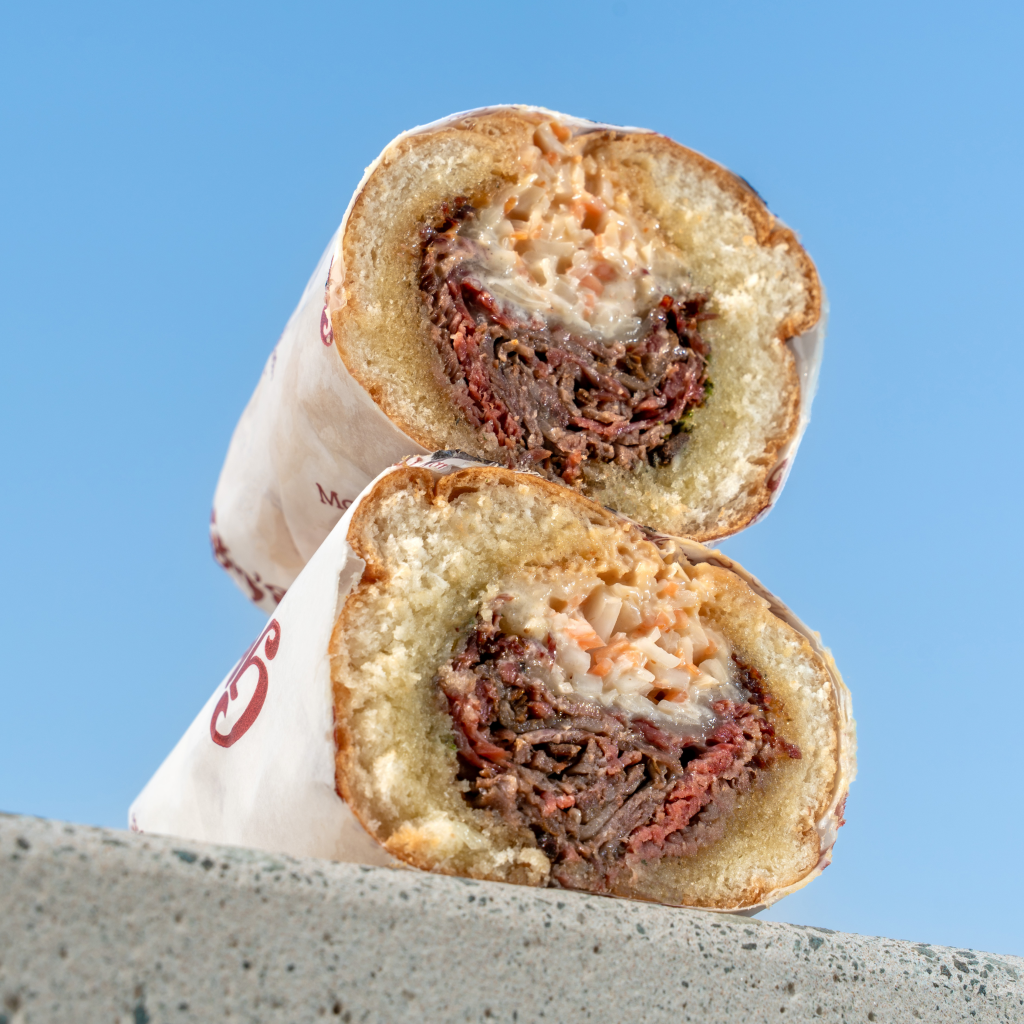 gustos deli sandwich cross section for a cloud kitchen marketing strategy