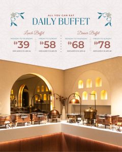 Restaurant repositioning strategy example: Nayaab Haandi's atmospheric dining interior with arched architecture and premium ambiance in Dubai