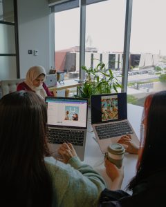 view from an office window of donut media - F&B Restaurant marketing agency in dubai