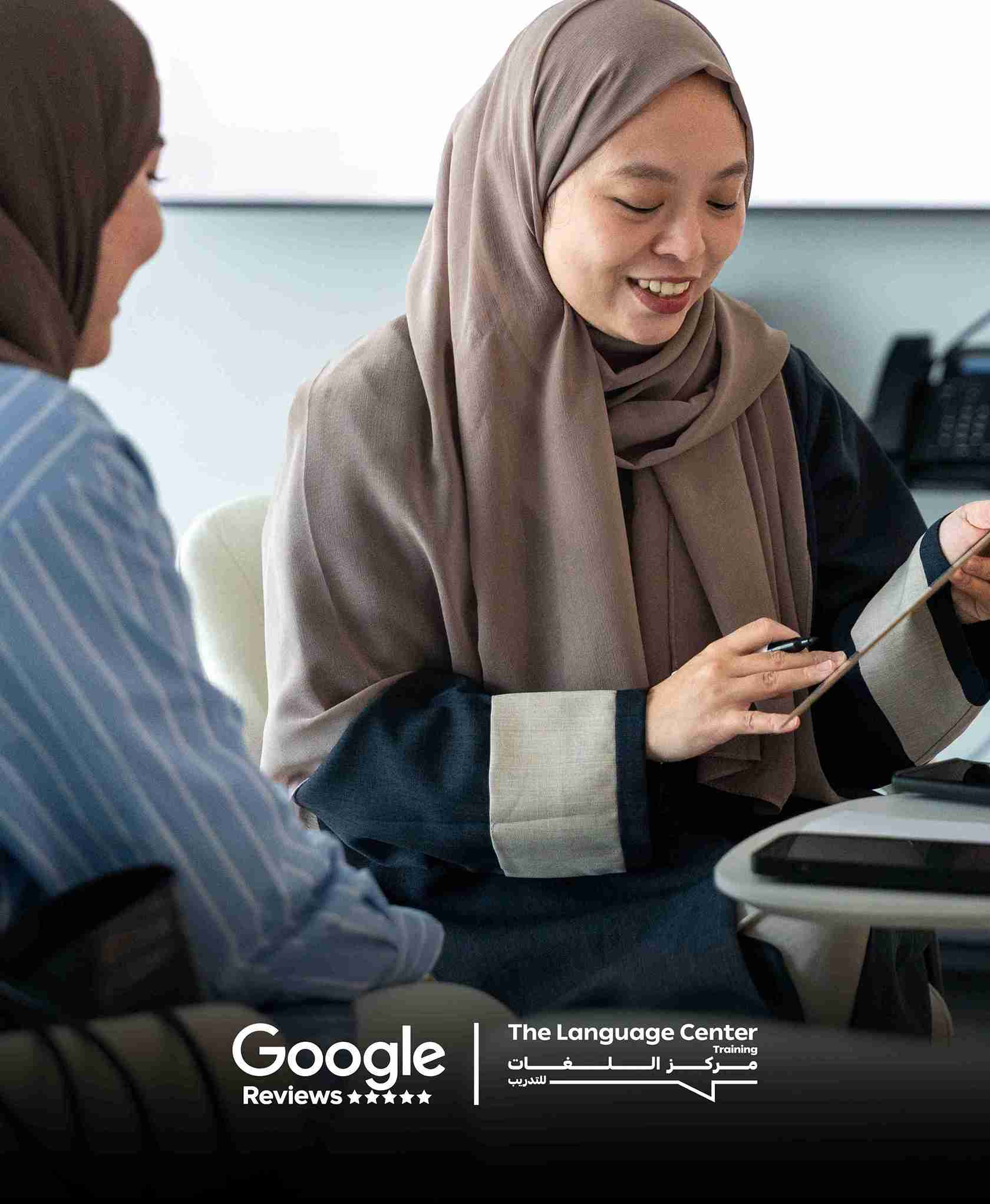 The Language Center Google review of Donut Media