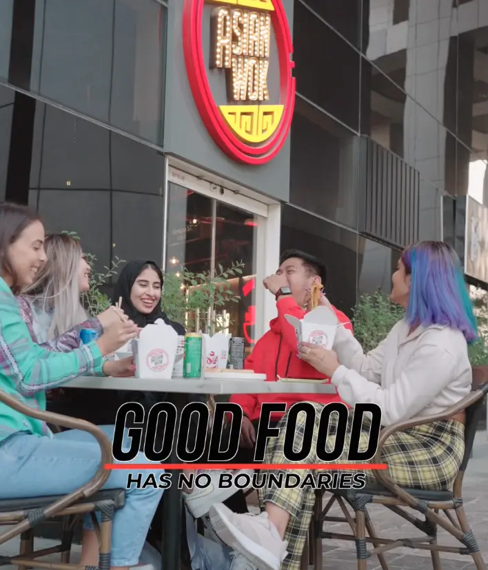 Asian Wok Wok Box Man skit: good food knows no boundaries