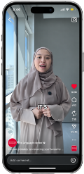 The Language Center video on a phone screen, 750+ organic leads generated in 1 month