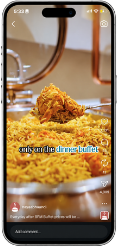 Nayaab Haandi biryani video on a phone screen, follower growth from 8.5k to 20k